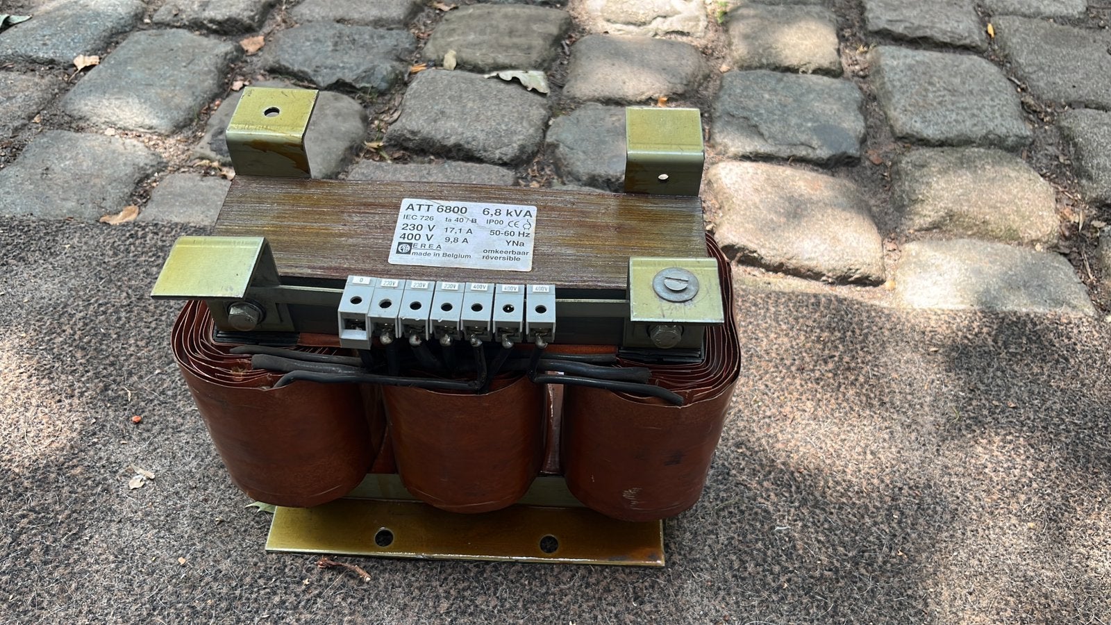 Erea - 3FASIGE spaartransfo 0-230-400V 6,8KVA - ATT 680g, Enlèvement, Comme neuf