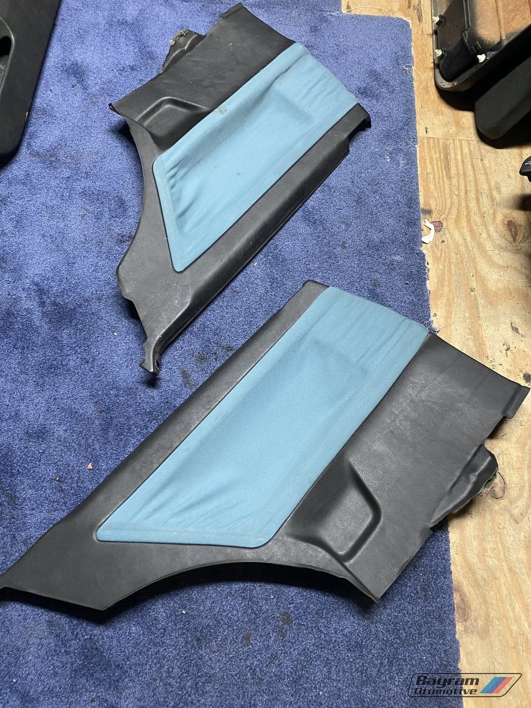 Bmw E36 coupe deurpanelen achter zwart groen M3 3-serie kaar, Auto-onderdelen, Ophalen, Gebruikt, -, -