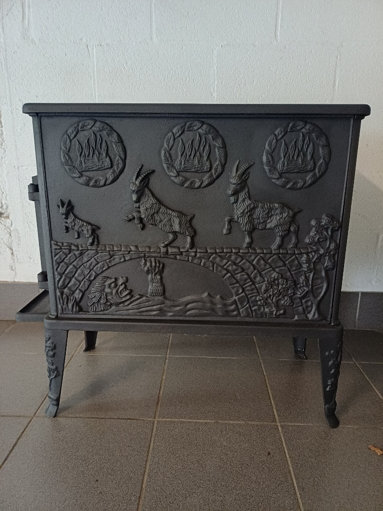 POÊLE À BOIS DOVRE LE PLUS GRAND MODÈLE EN PARFAIT ÉTAT, Maison & Meubles, Comme neuf, Enlèvement, Bois, Autoportant