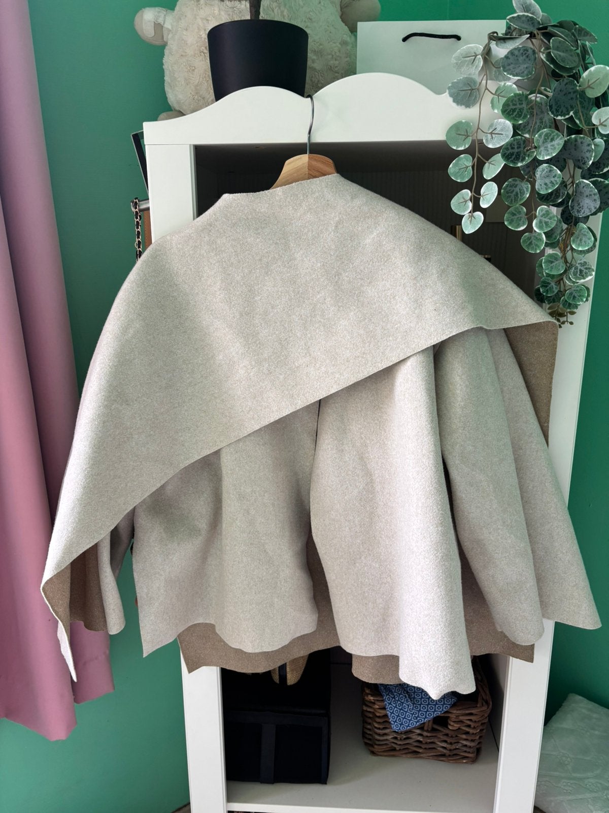 Poncho beige, Enlèvement ou Envoi, Comme neuf