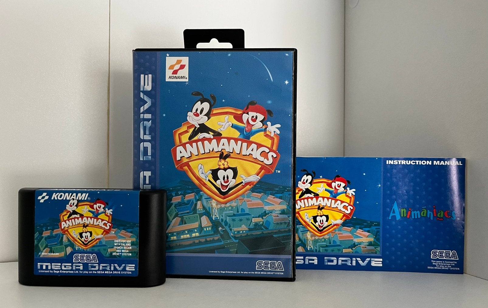 Animaniacs sega mega drive, Ophalen, Zo goed als nieuw, Mega Drive