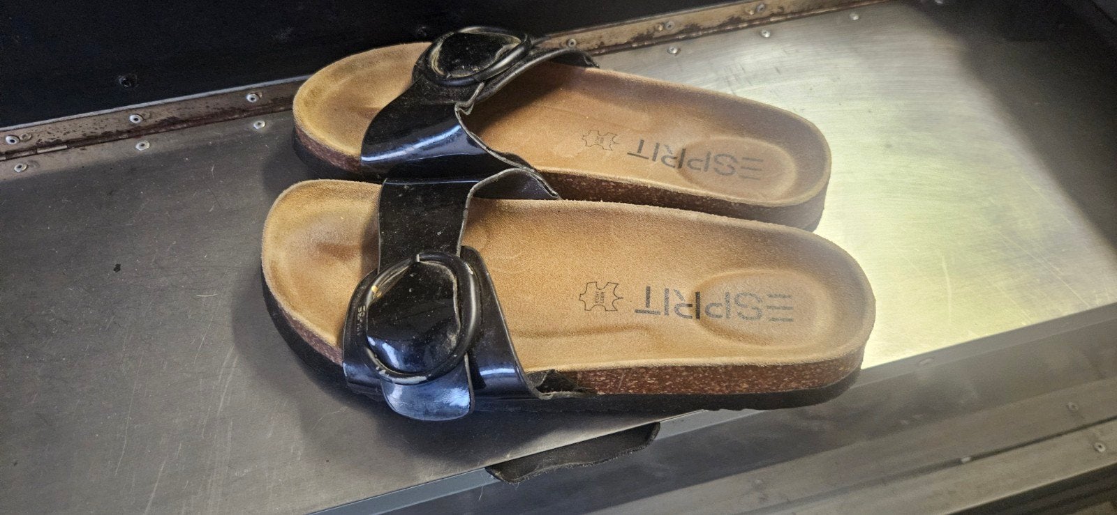 Esprit dames sandalen, Zwart, Ophalen of Verzenden, Zo goed als nieuw, Esprit