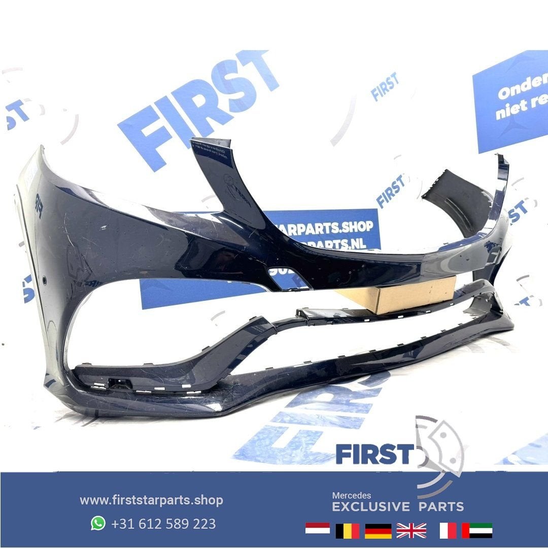 W166 GLE 63 AMG BUMPER A1668850738 GLE63s VOORBUMPER ORIGINE, Gebruikt, -, Voor, Ophalen of Verzenden