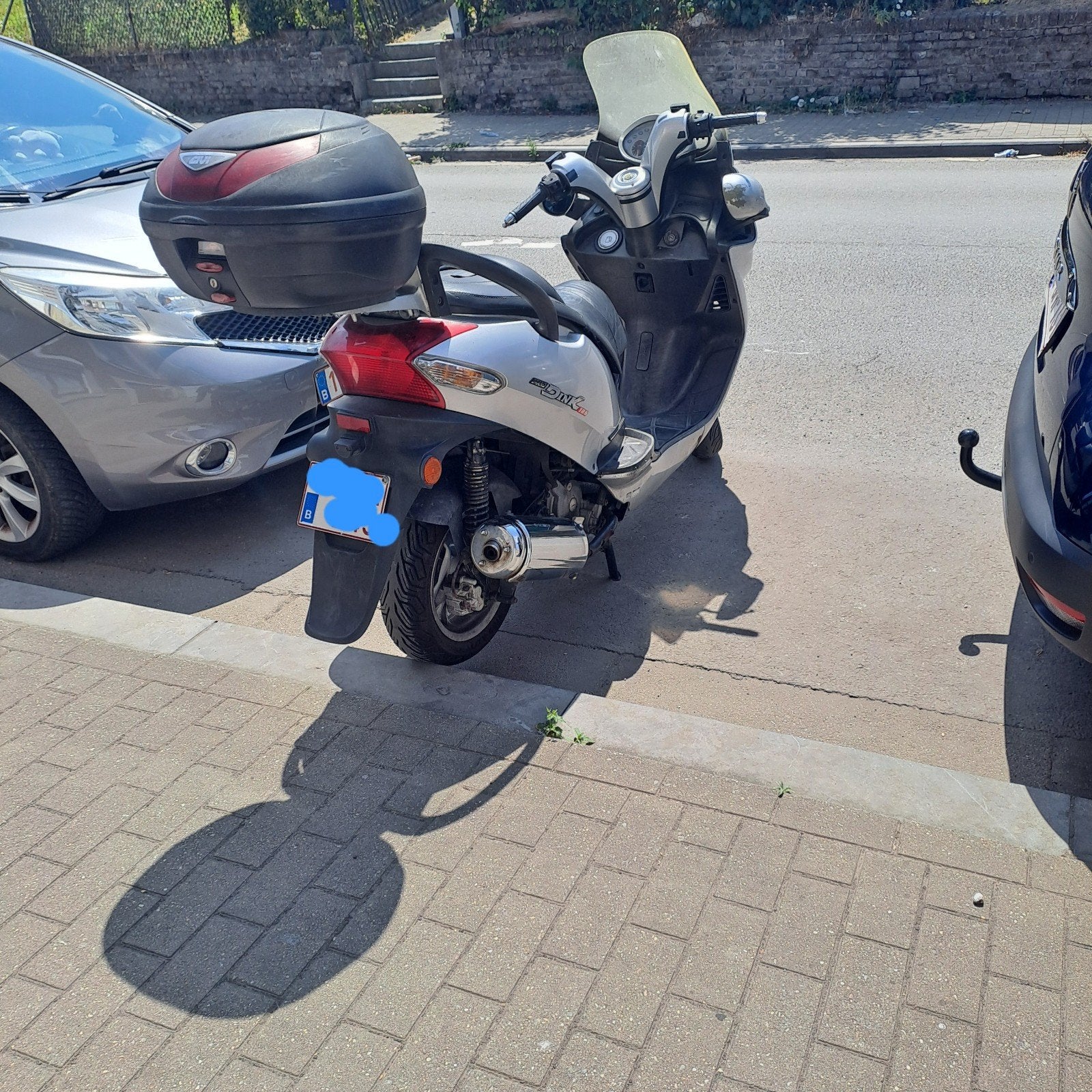 Kymco grand dink 125cc, Enlèvement