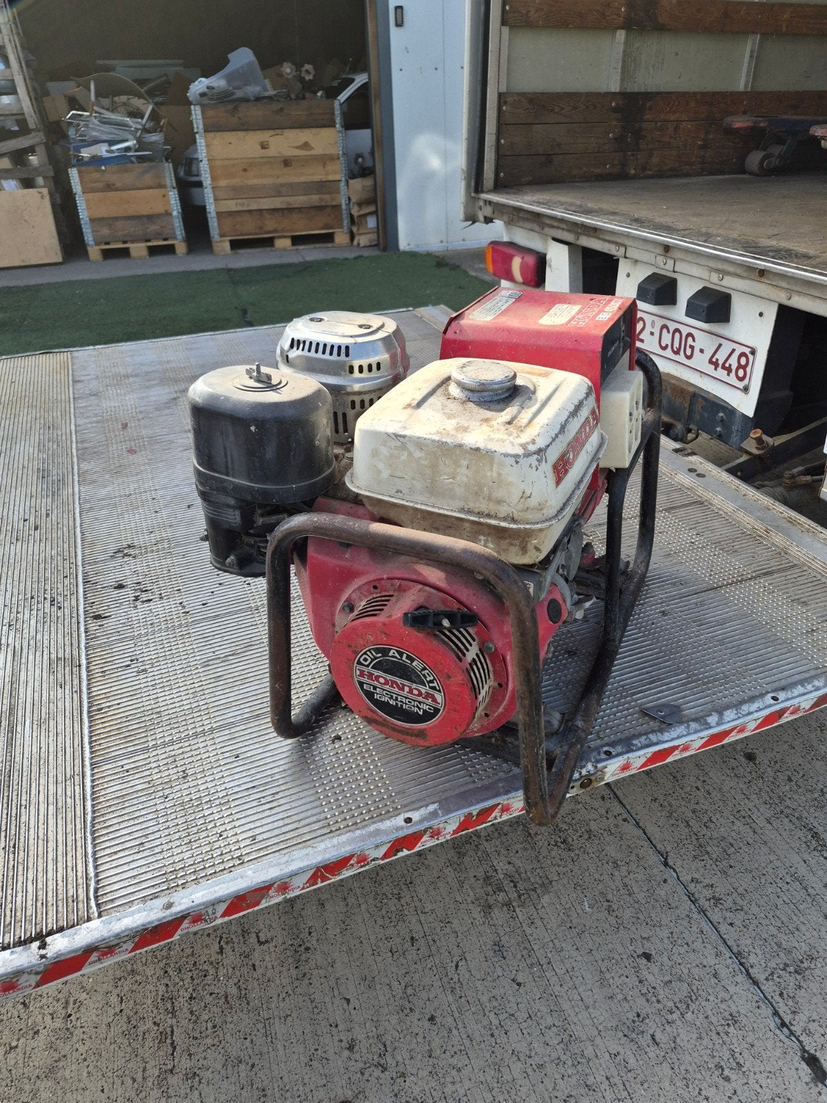 zware stroomgroep honda 4500 watt, Ophalen