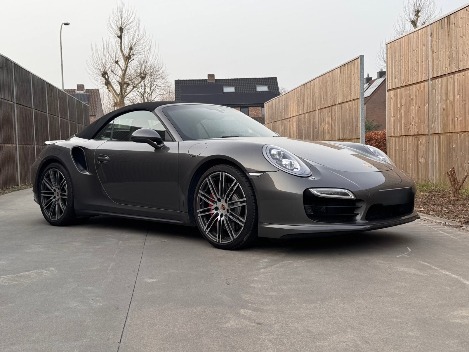 porsche 911 turbo 2014, Auto's, Automaat, Cabriolet, Bedrijf, Zilver of Grijs