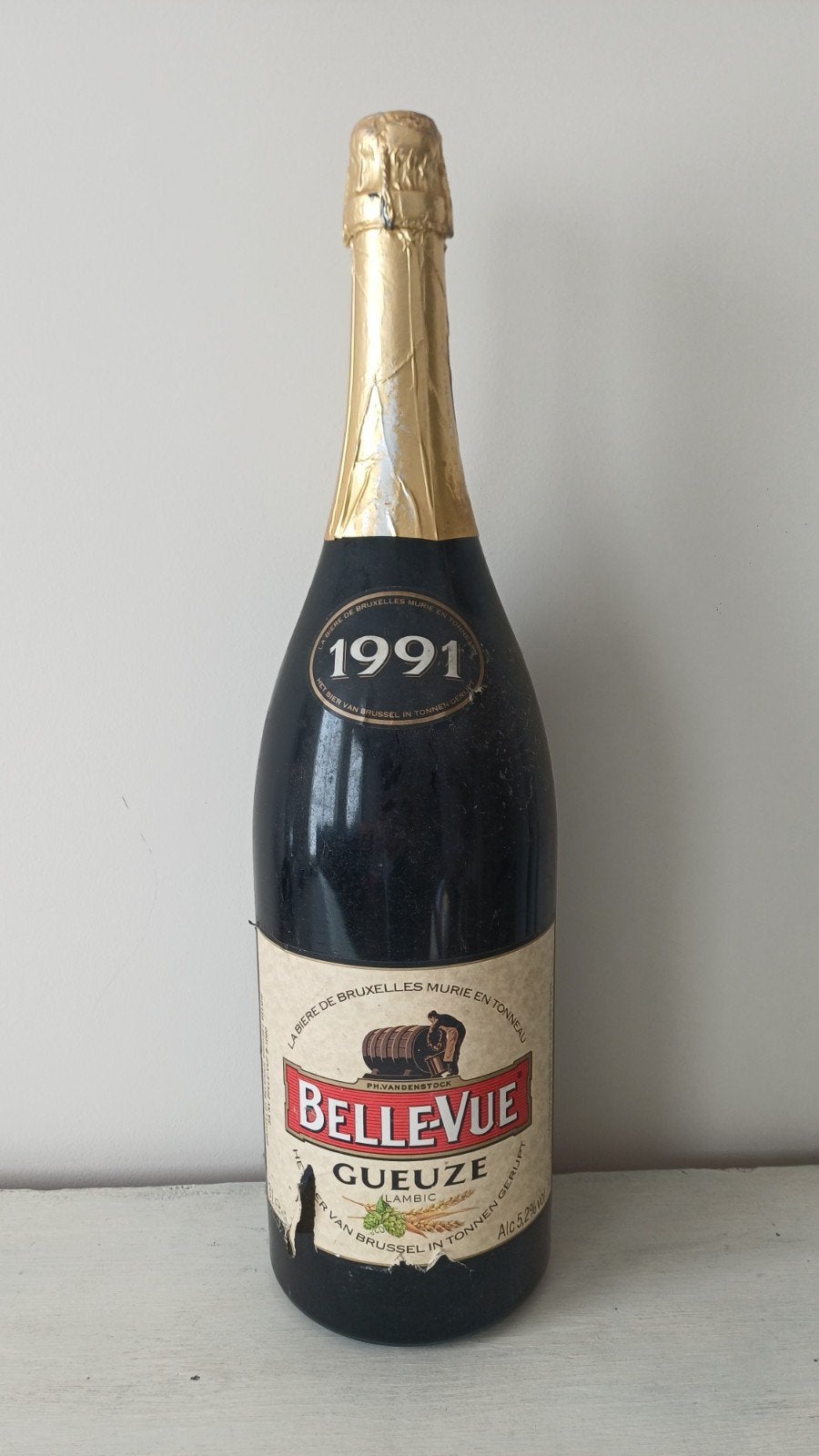Belle-Vue Gueuze 1991 Jeroboam, Verzamelen, Ophalen of Verzenden