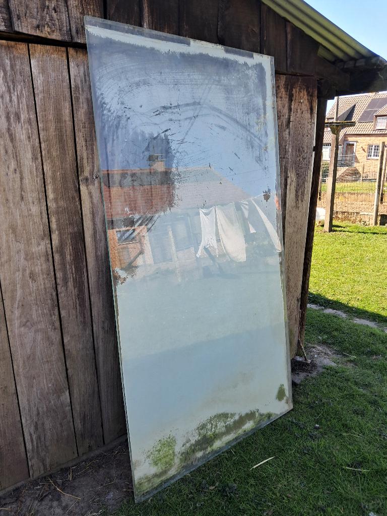 glas - vlak glas - ruit, Doe-het-zelf en Bouw, Glas en Ramen, Ophalen