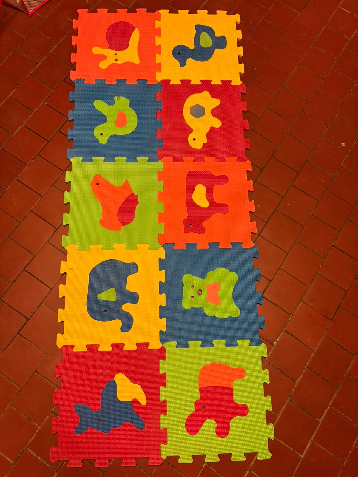 Puzzelmat, Kinderen en Baby's, Speelgoed | Speelkleden, Ophalen, Gebruikt