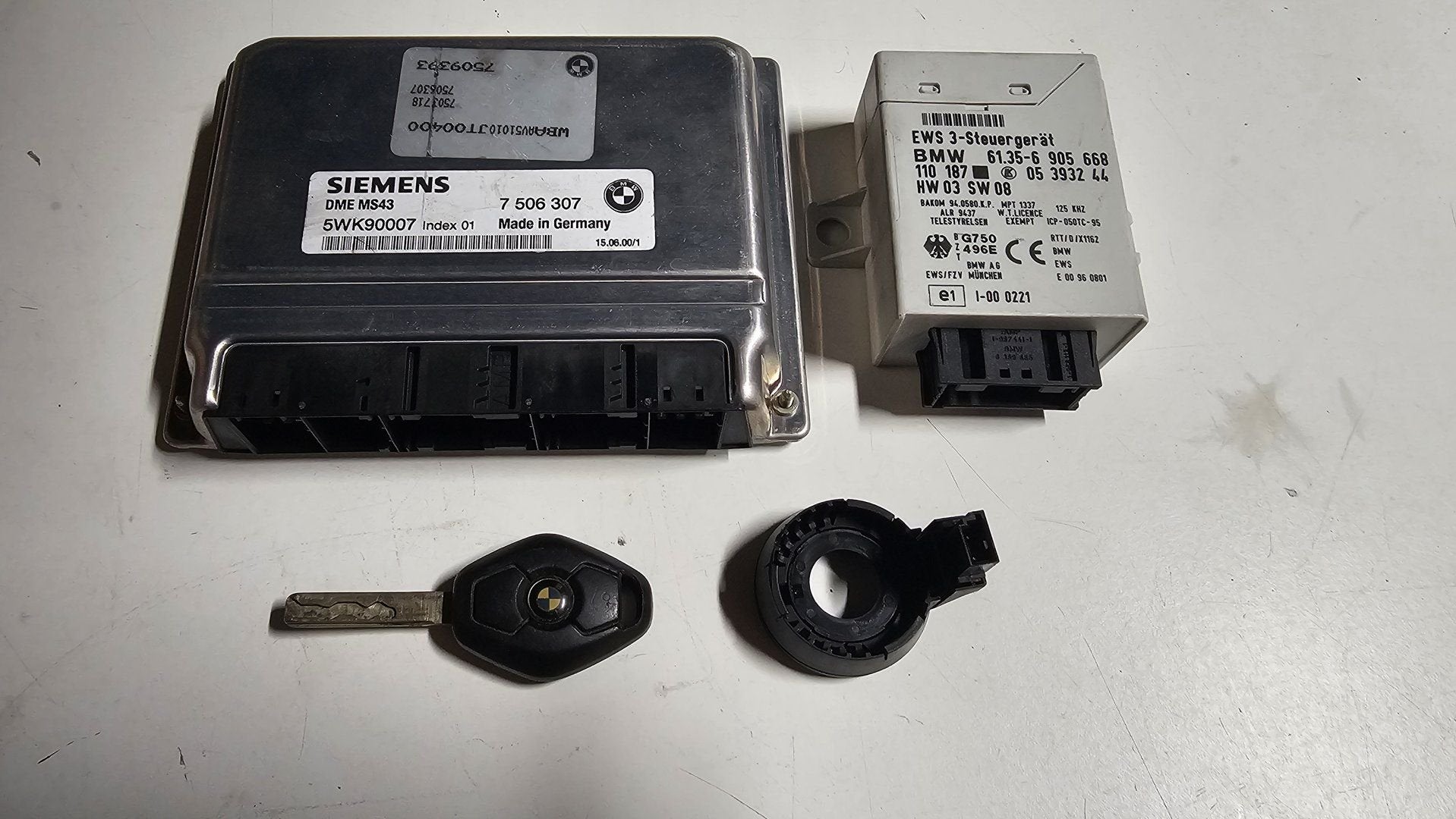 Startset Contactslot + ECU MS43 flash BMW 3 Serie E46 320i M, Auto-onderdelen, Gebruikt, -, -, Ophalen of Verzenden
