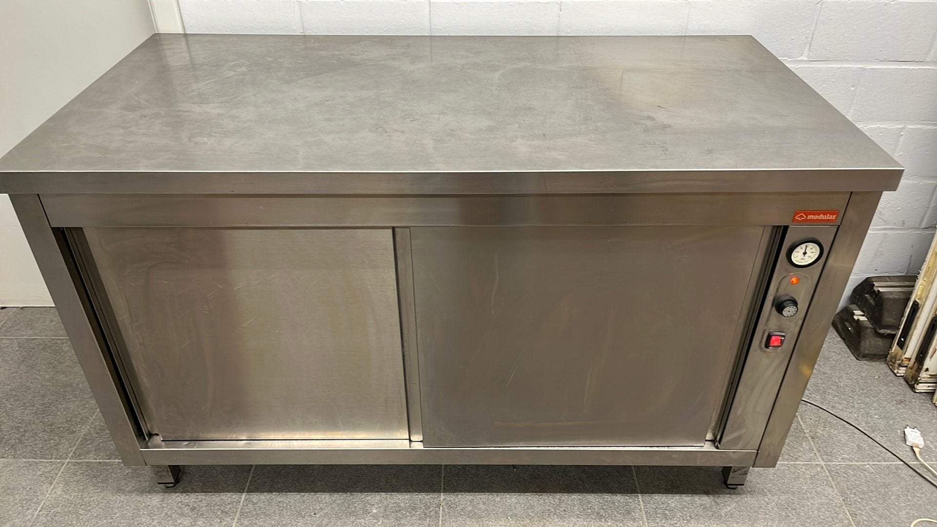 Chauffe-assiettes professionnel inox Modular–Excellent état!, Articles professionnels, Enlèvement, Utilisé, Autres types