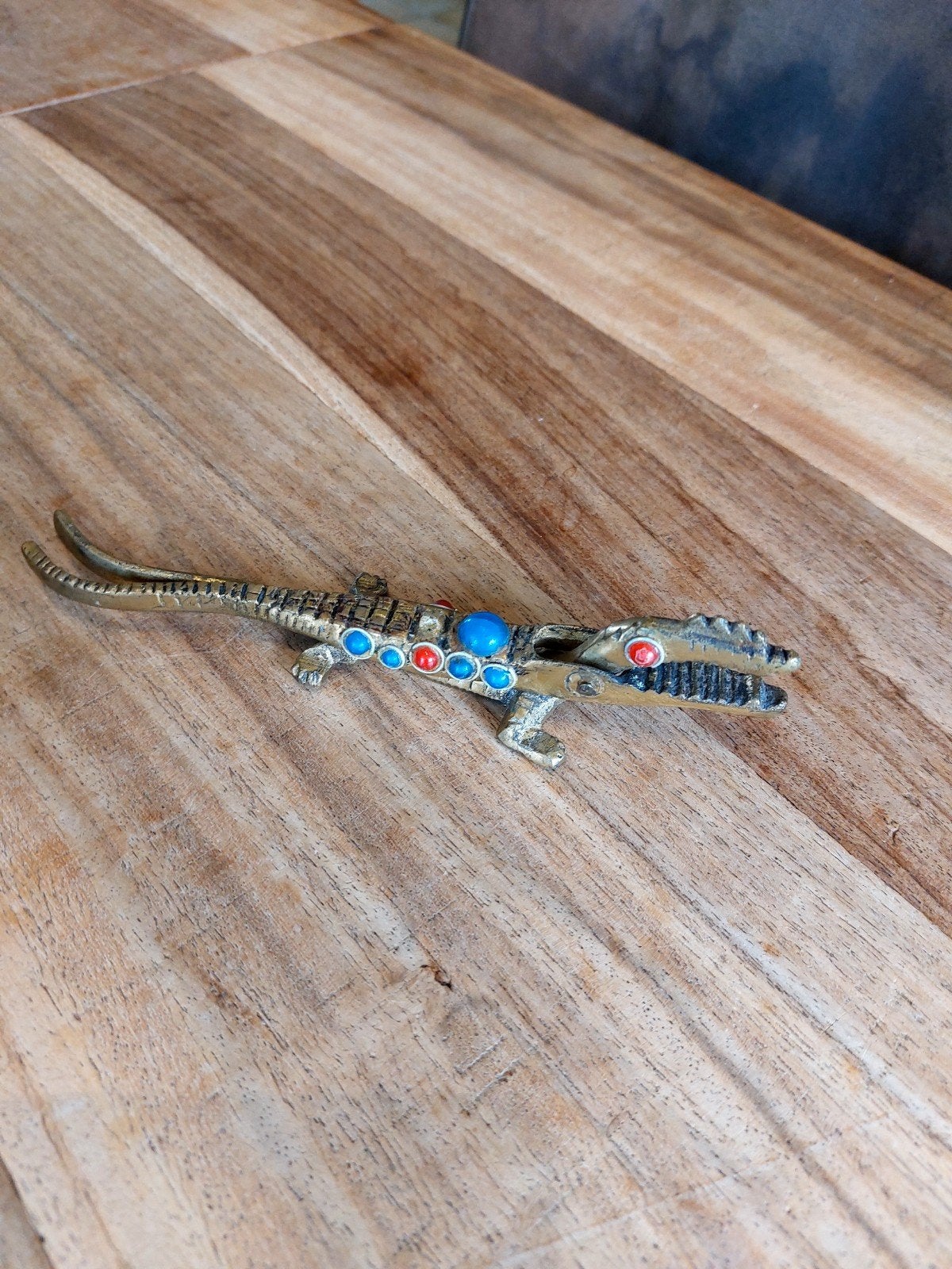 Krokodil notenkraker, Antiek en Kunst, Ophalen