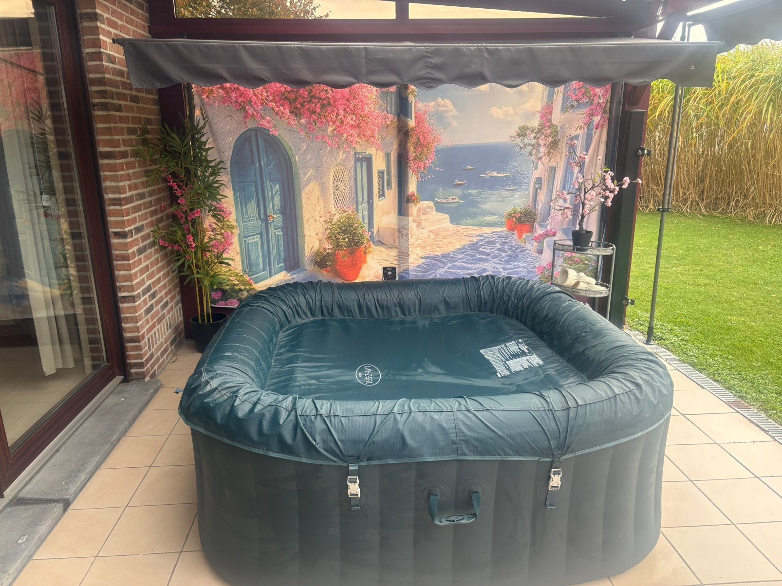 Jacuzzi Laz Spa 6 personen, Ophalen, Zo goed als nieuw, Afdekzeil