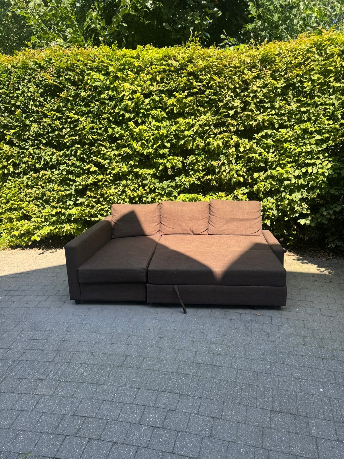 Gratis Slaapzetel met chaise longue en opbergruimte, Jardin & Terrasse, Enlèvement, Comme neuf