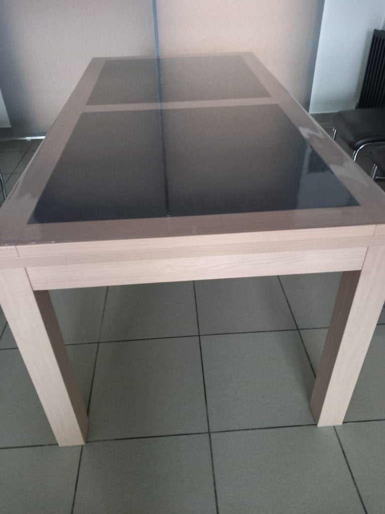 Eettafel, 50 tot 100 cm, Zo goed als nieuw, Vijf personen of meer, 150 tot 200 cm