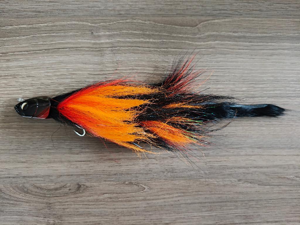 Bim Tackle Crazy Rabbit bucktail mouse snoek, Watersport en Boten, Hengelsport | Roofvissen, Zo goed als nieuw, Overige typen