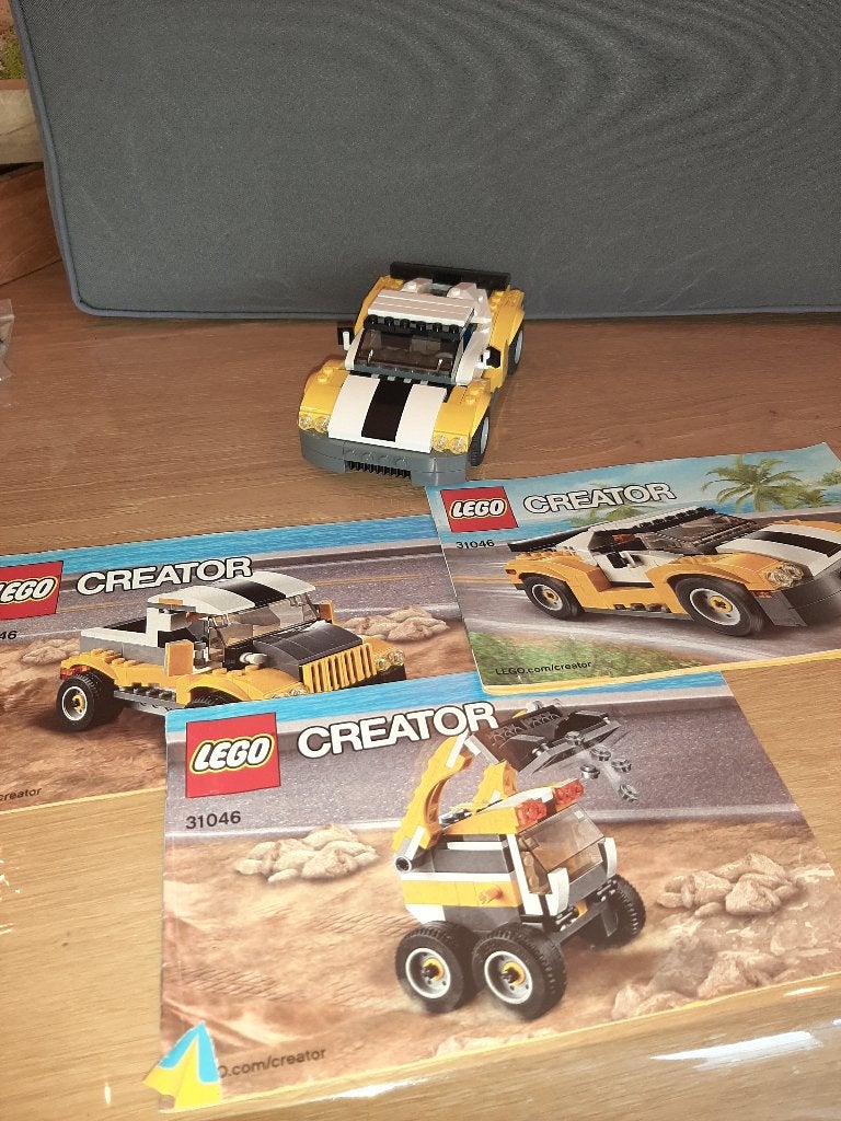 Lego Creator 3in1 set 31046 FastCar, Lego, Inclusief instructies, Ophalen of Verzenden, Zo goed als nieuw