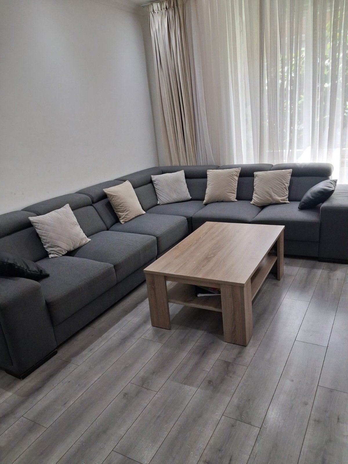 Salon zetel + tafel, Enlèvement, Comme neuf