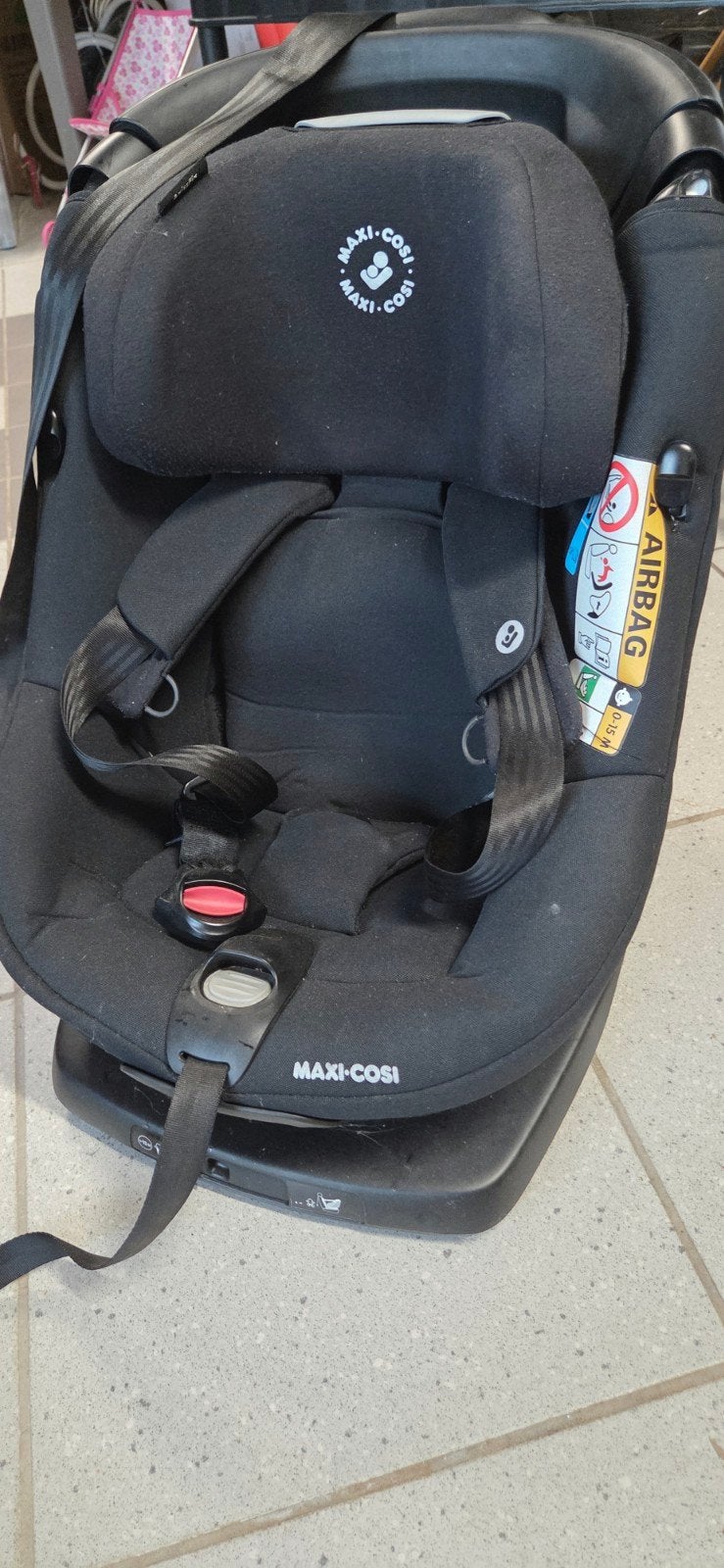 Maxi Cosi AxissFix ISOFIX zwart, Kinderen en Baby's, Ophalen, Zo goed als nieuw, Isofix, Slaapstand