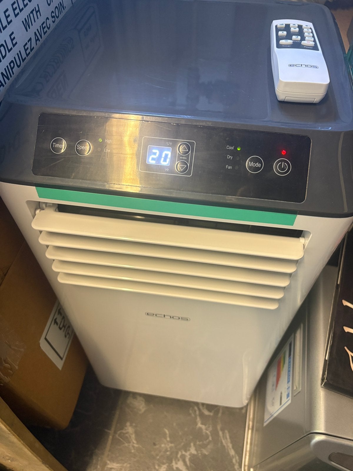 Mobiele Airco 9000 btu, Ophalen, Zo goed als nieuw