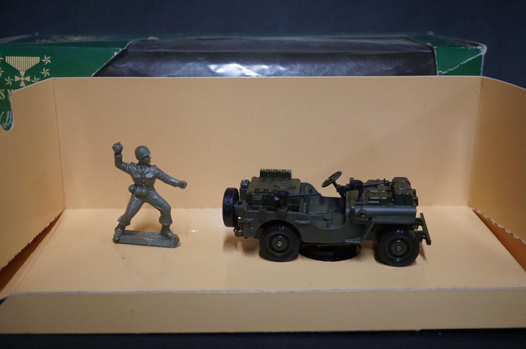 Solido Willys jeep SAS - TOP, Hobby en Vrije tijd, Ophalen of Verzenden, Solido