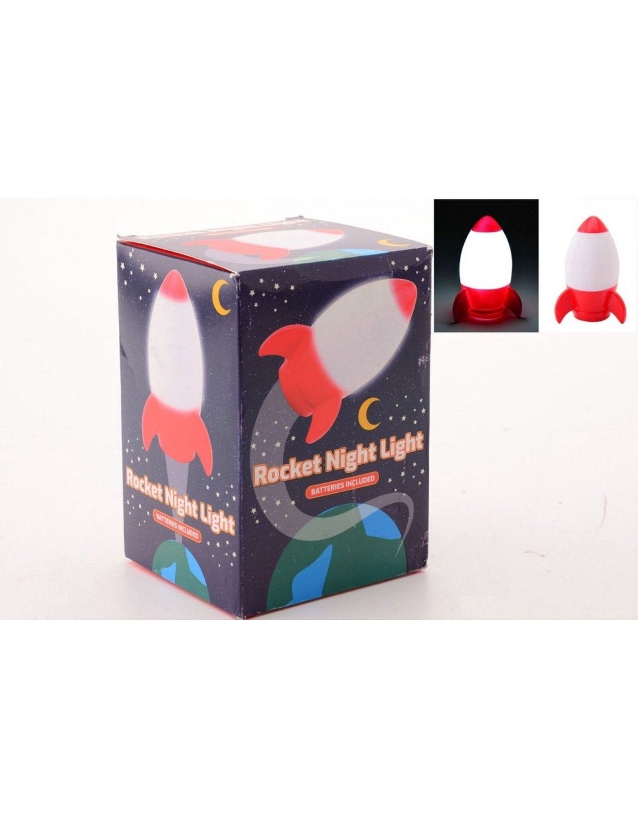 Nachtlamp Raket 14 cm hoog
Ophalen in Mol of verzending +€5, Ophalen, Nieuw, Nachtlamp