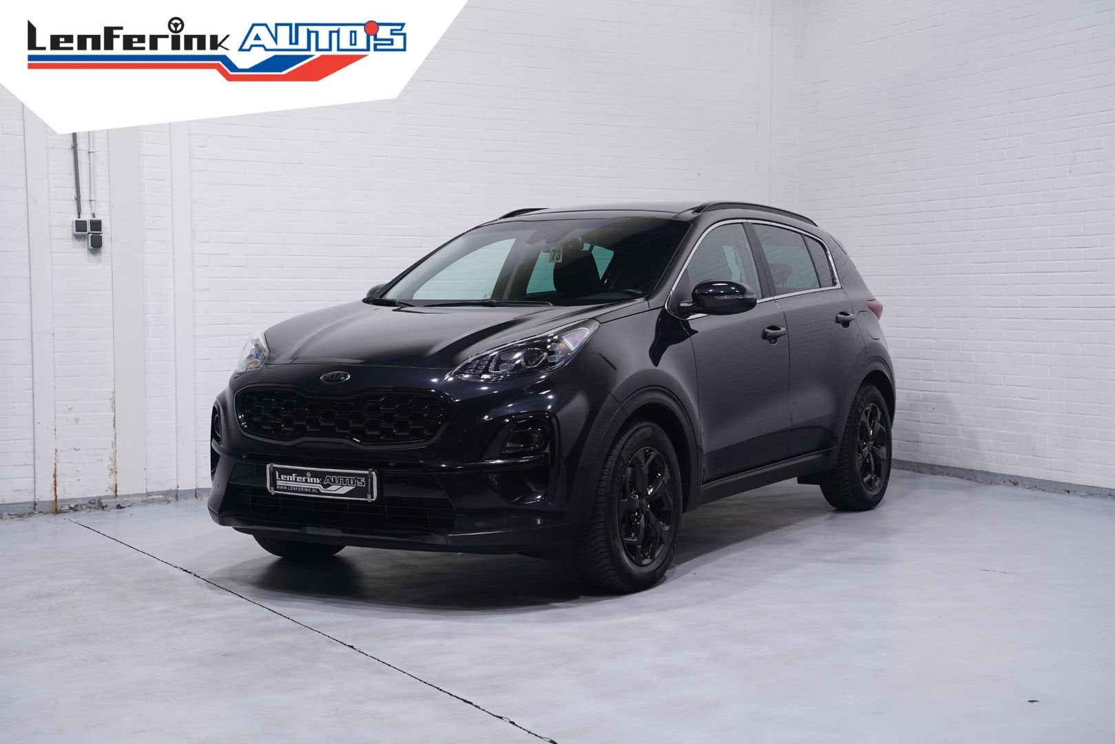 Kia Sportage 1.6 T-GDI Black Edition 1e Eig. NAP Panodak Nav, Auto's, Kia, Automaat, Zwart, Startonderbreker, SUV of Terreinwagen