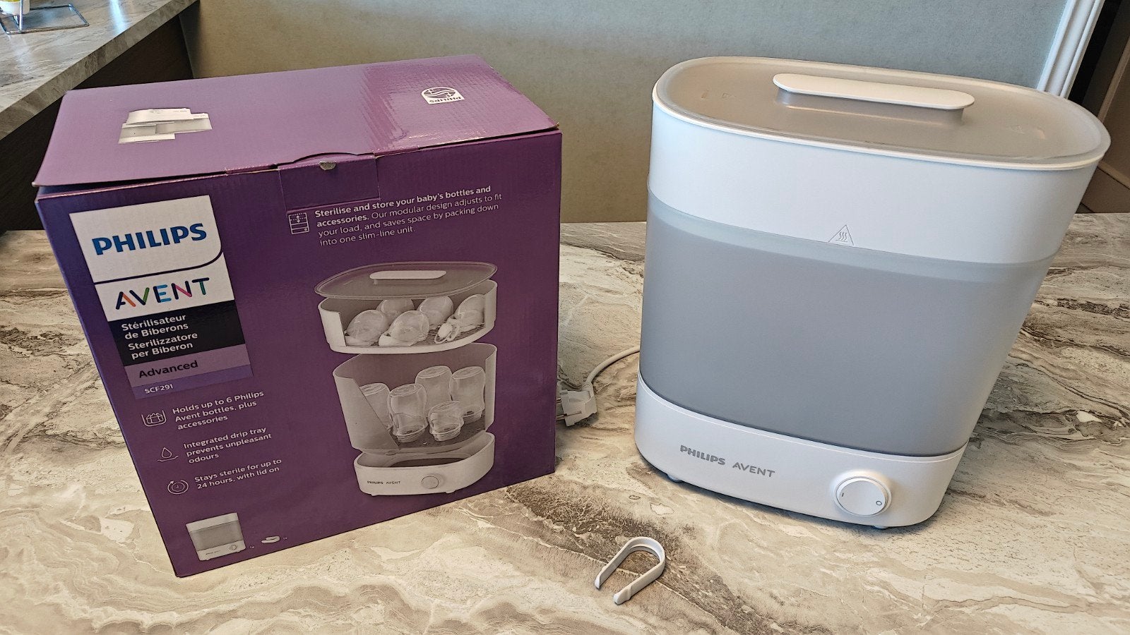 Philips Avent sterilisator, Ophalen