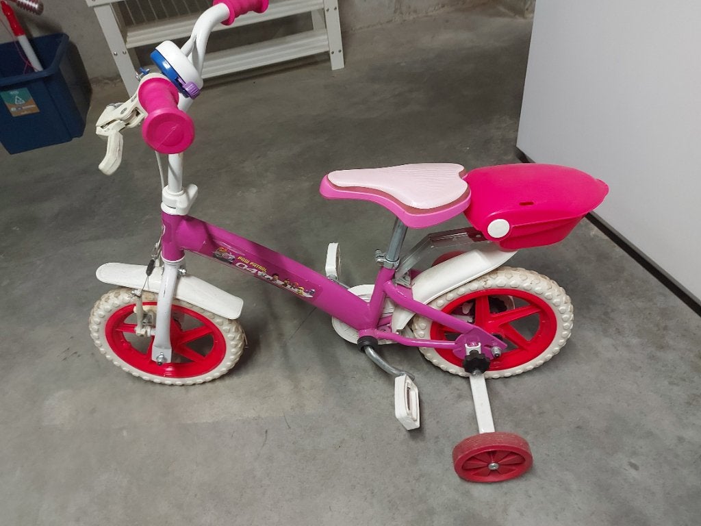 Meisjes fiets, Fietsen en Brommers, Ophalen, Gebruikt, 14 inch of minder