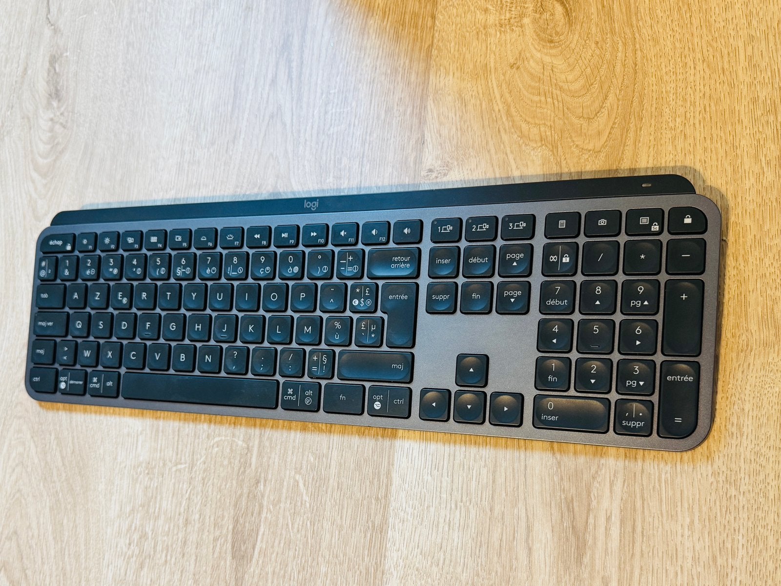 Logitech Mx Keys Azerty FR, Ophalen, Azerty, Zo goed als nieuw