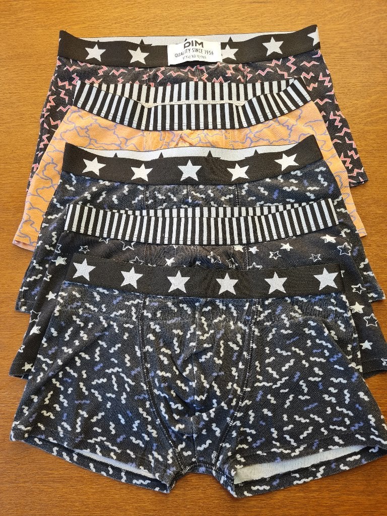 SET VAN 6 BOXERSHORTS MAAT M, Ophalen, Meerkleurig, DIM, Boxer