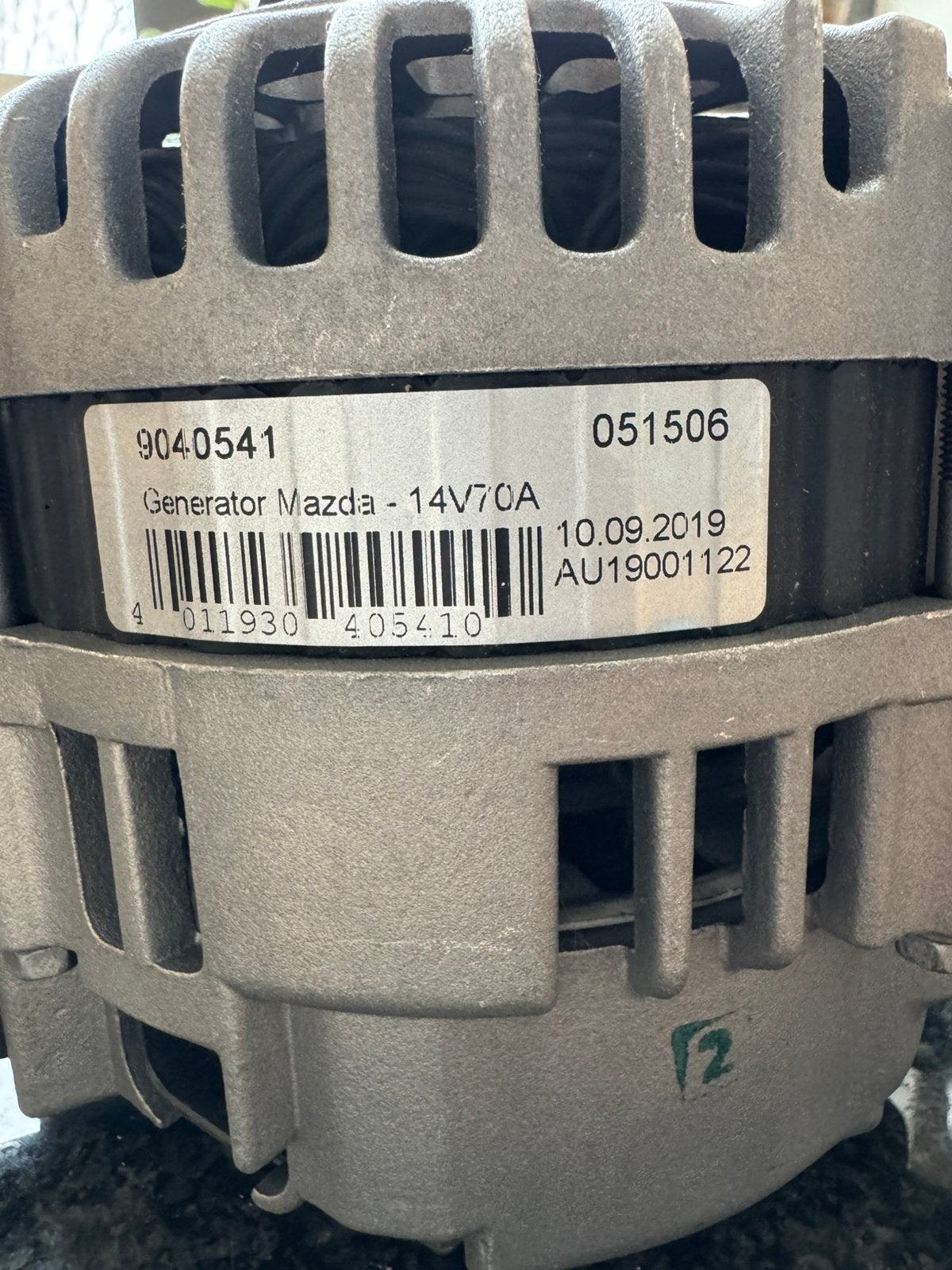 Generator 14 V 70 A, Nieuw, Mazda