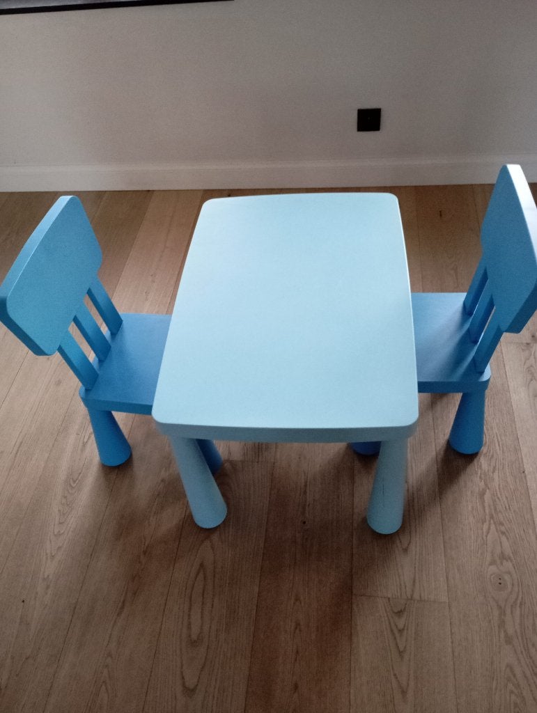 Kindertafeltje met stoelen, Kinderen en Baby's, Kinderkamer | Tafels en Stoelen, Ophalen, Gebruikt, Tafel(s) en Stoel(en)