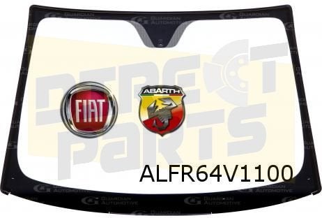 Fiat 500 (9/07-) Voorruit (incaps) (groen) Origineel! 517875, Auto-onderdelen, -, -, Nieuw, Ophalen of Verzenden