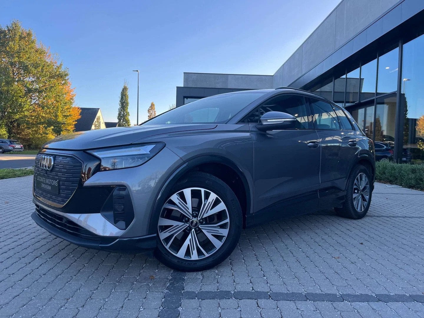 Audi Q4 e-tron Q4 e-Tron 55 kWh 35 Advanced Leder/Sportzetel, Autos, Cuir, Argent ou Gris, Achat, Euro 6