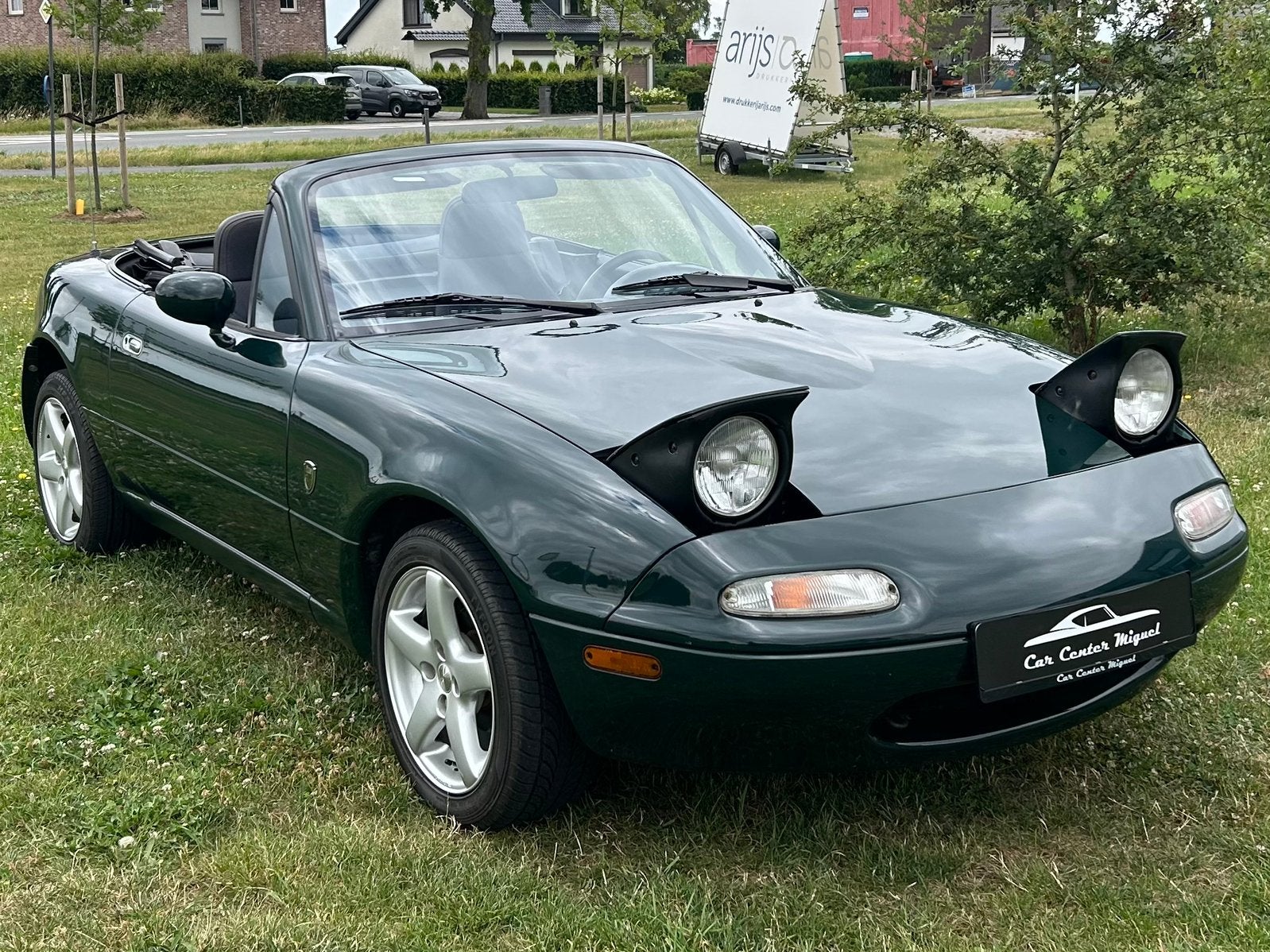 Mazda MX5 NA Miata 1.6i, Zwart, 4 cilinders, Cabriolet, Bedrijf