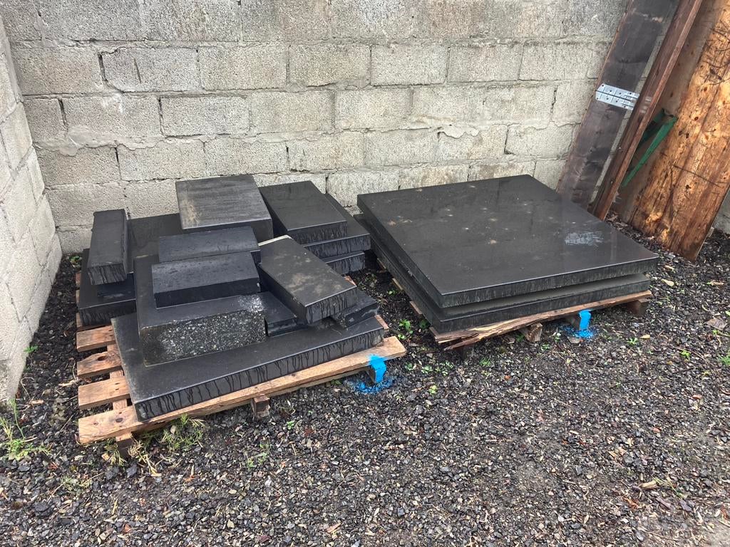 Dalle beton Ebema noir carbon 100x100, Ophalen, Nieuw