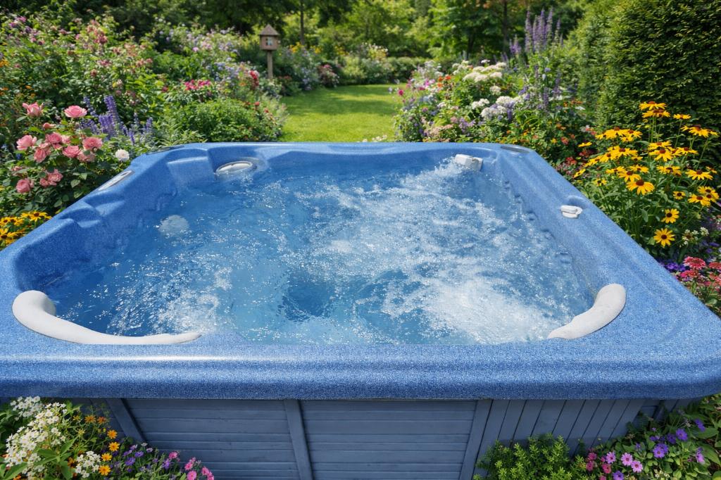 tweedehandse hotspring jacuzzi te koop, Ophalen, Zo goed als nieuw