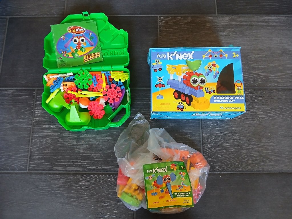 Kid knex pakket, Ophalen, Gebruikt