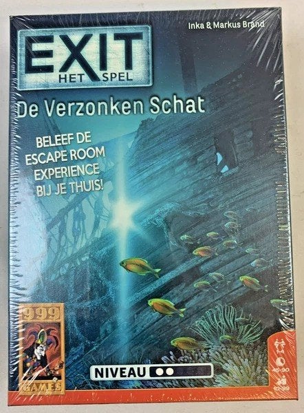 EXIT The Sunken Treasure Level 2 Escape Room 999 Games nouve, 1 ou 2 joueurs, Envoi, Comme neuf, 999 games
