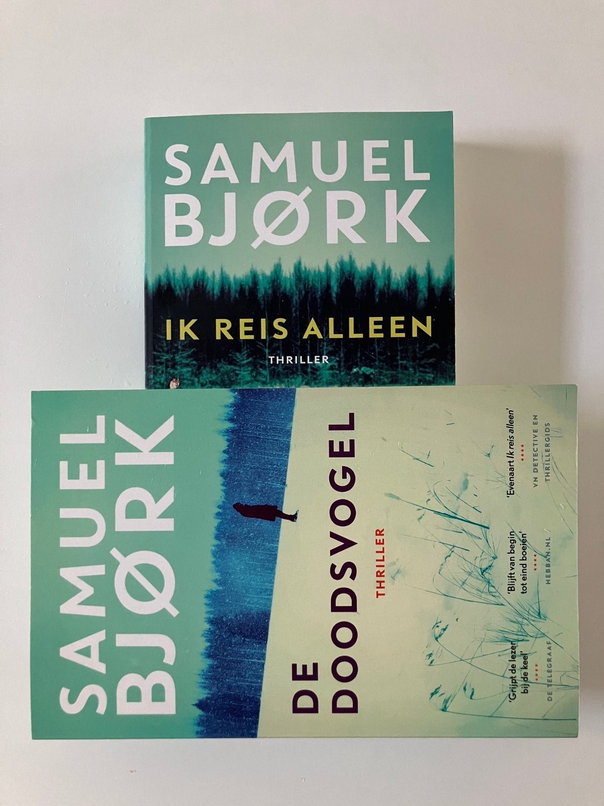Set van 2 thrillers Samuel Bjørk., Boeken, Ophalen of Verzenden, Zo goed als nieuw