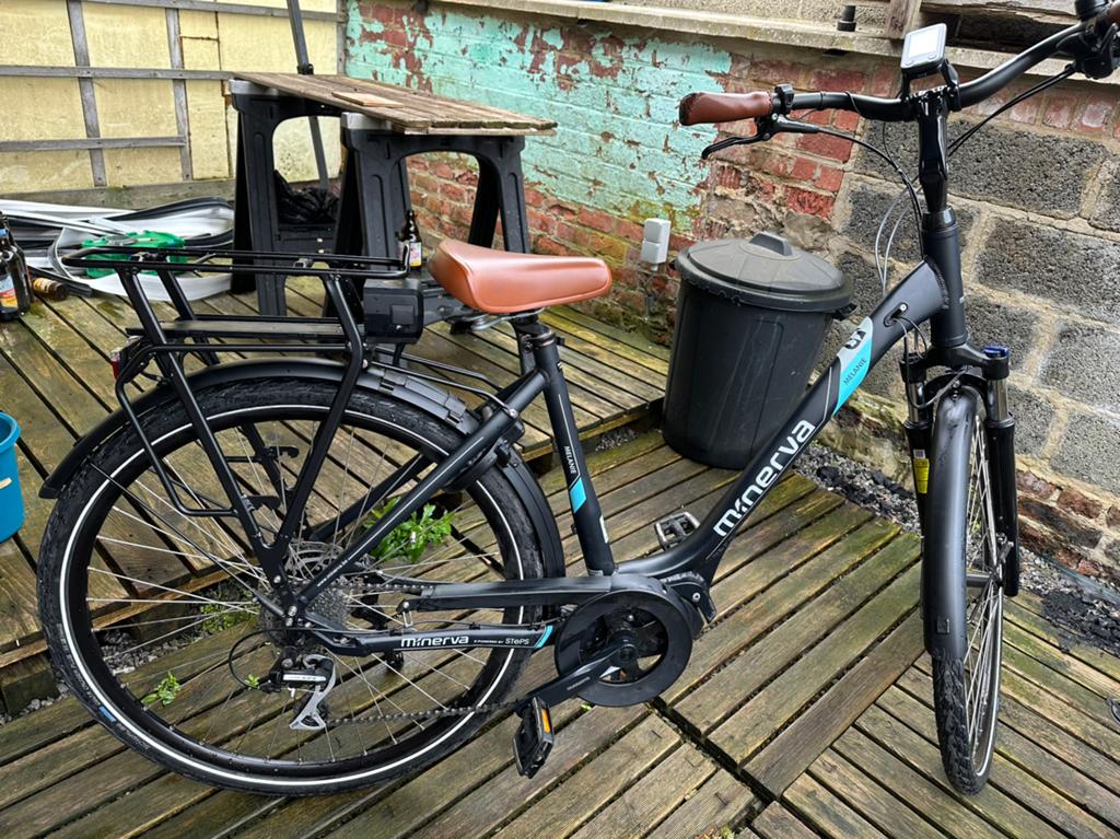 Minerva e-bike als nieuw, Fietsen en Brommers, Elektrische fietsen, Ophalen, Zo goed als nieuw