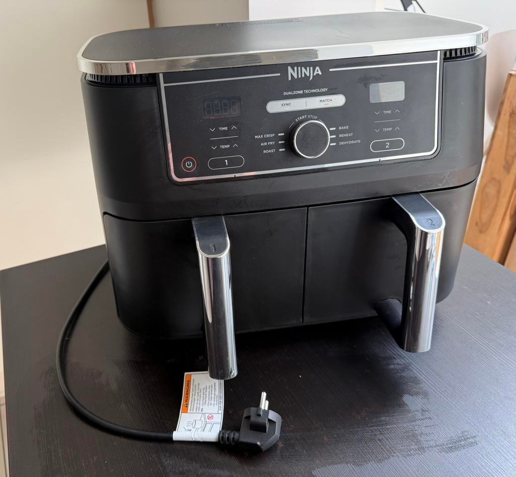 NINJA Airfryer max dual zone 400, Electroménager, Friteuses à air, Enlèvement, Comme neuf, Friteuse à air