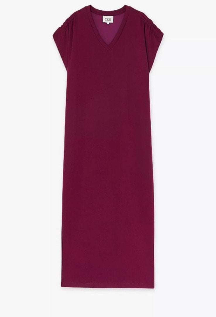CKS - Lange jurk. Maat XS. Nieuw, Kleding | Dames, Paars, Nieuw, Ophalen of Verzenden, Maat 34 (XS) of kleiner