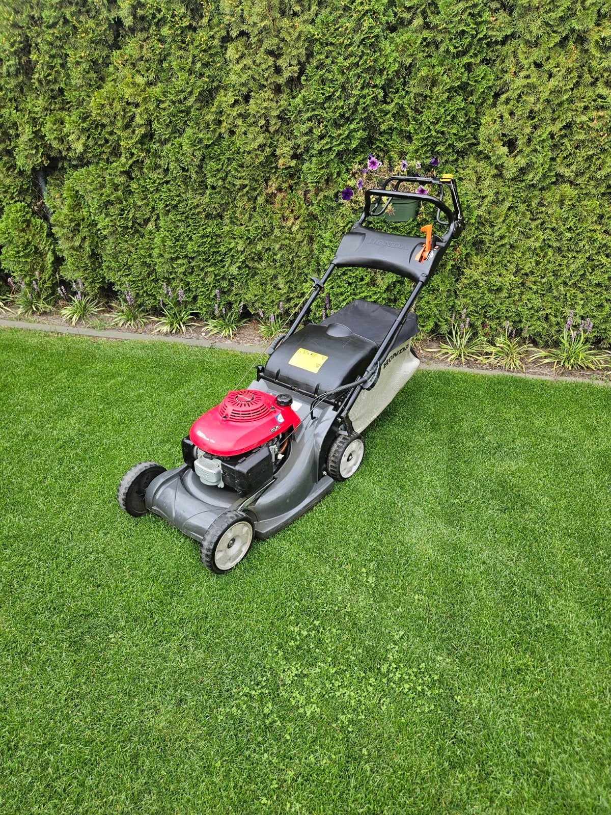 Honda HRX 476, Tuin en Terras, Ophalen, Cirkelmaaier, Gebruikt, Benzine-grasmaaier