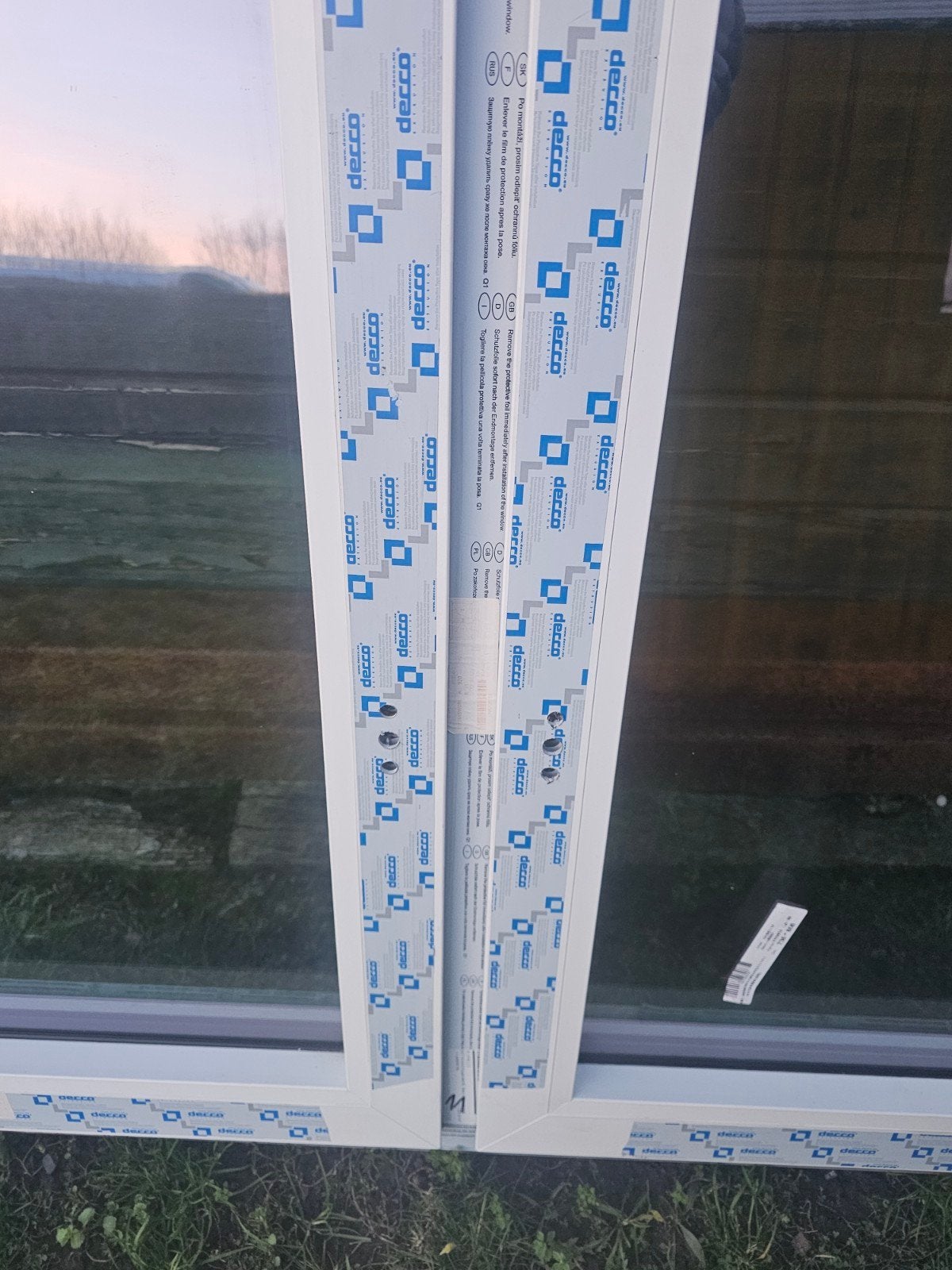 PVC raam 182  142 cm – wit, Ophalen, Nieuw