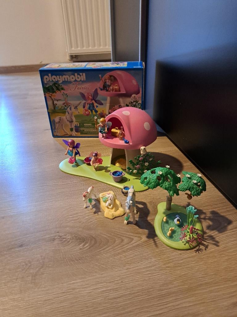 Playmobil fairies eenhoorn, Kinderen en Baby's, Speelgoed | Playmobil, Ophalen, Zo goed als nieuw, Complete set