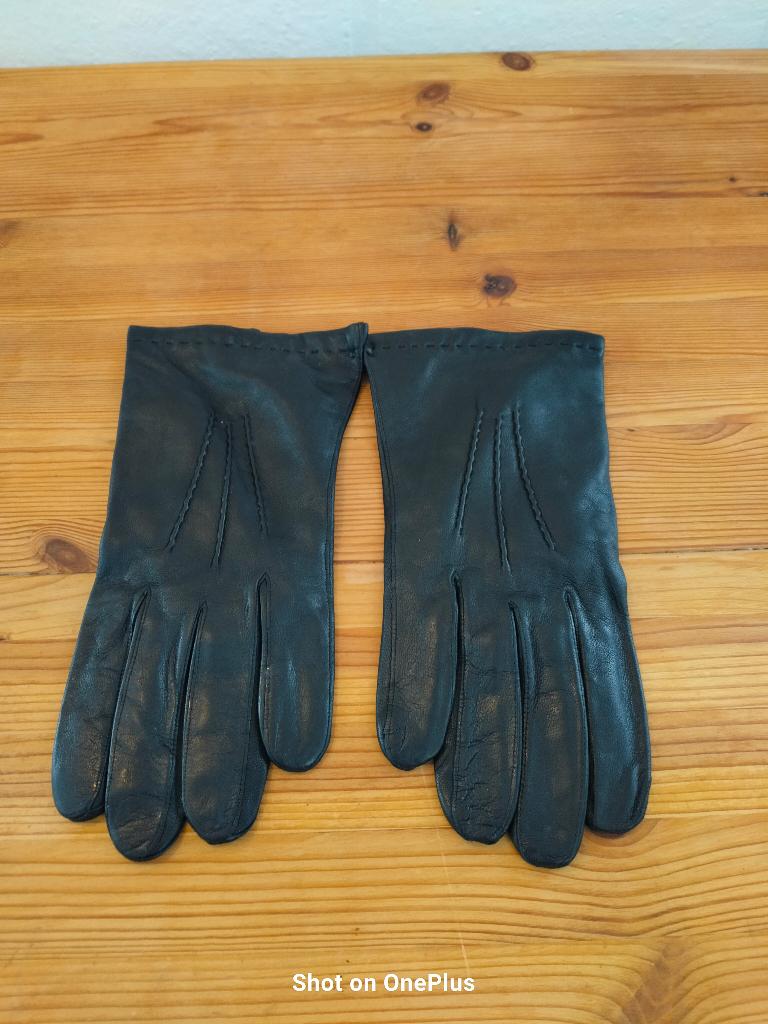 Gants en cuir d'agneau - Doublure cachemire - Neuf/Attachés, Kleding | Dames, Mutsen, Sjaals en Handschoenen, Ophalen, Maat 42/44 (L)