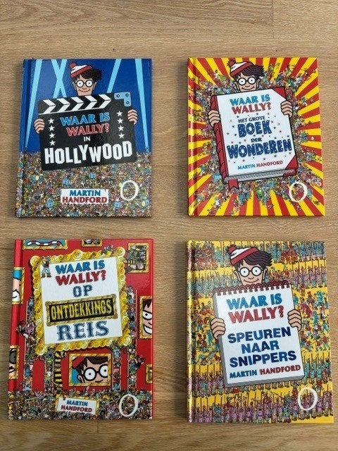 4 Boekjes: “Waar is Wally?” – Nieuw!, Boeken, Ophalen of Verzenden, Nieuw, Martin Handford
