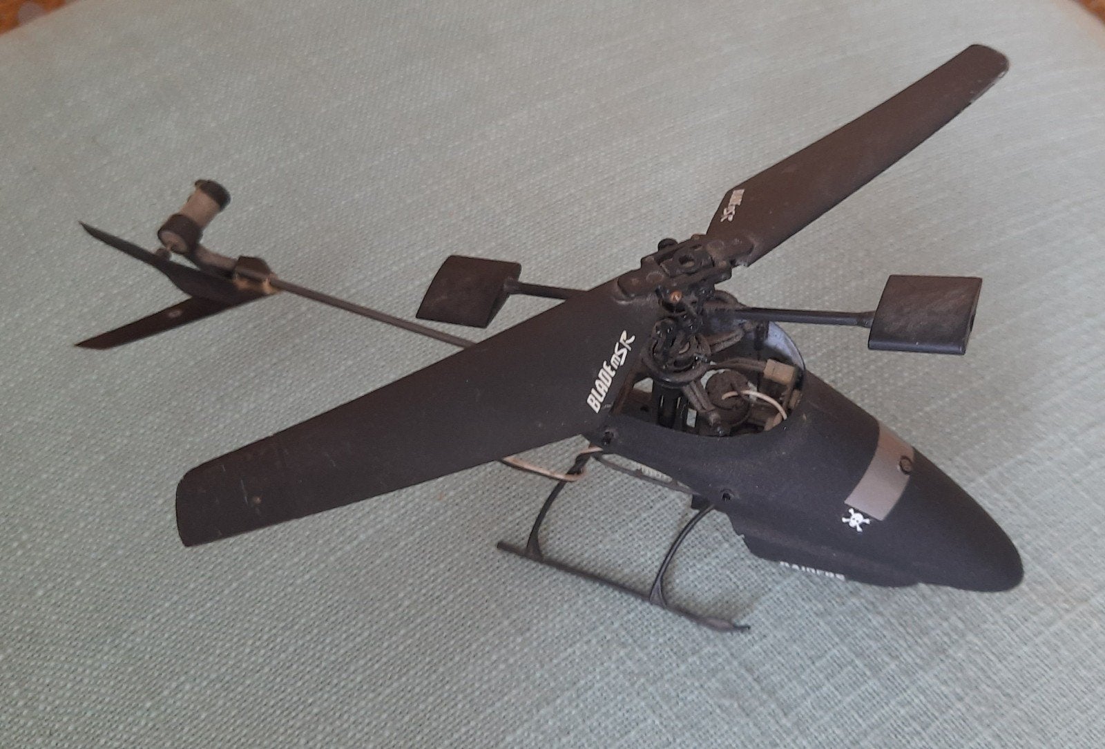 Op afstand bestuurbare zwarte helikopter, Hobby en Vrije tijd, Ophalen, Gebruikt